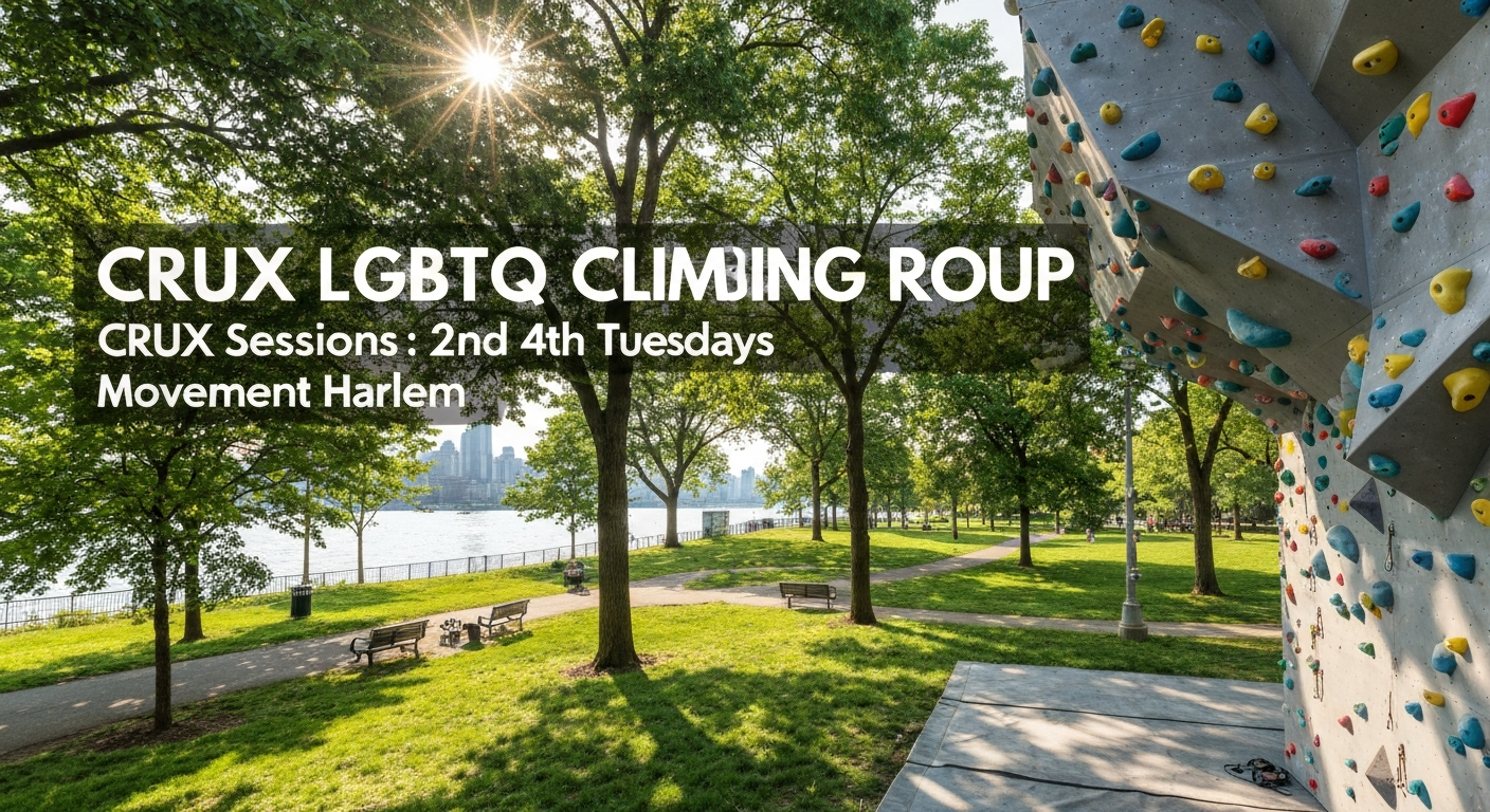 CRUX LGBTQ Climbing - 2nd and 4th Tuesdays @Movement Harlem