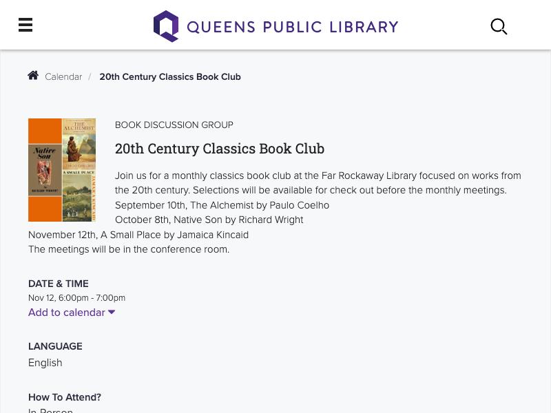 20th Century Classics Book Club