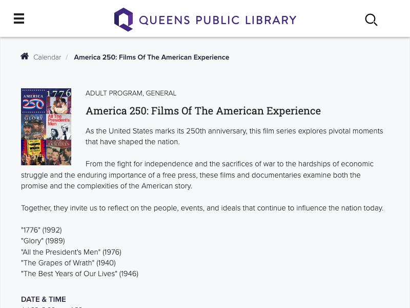America 250: Films of the American Exper...