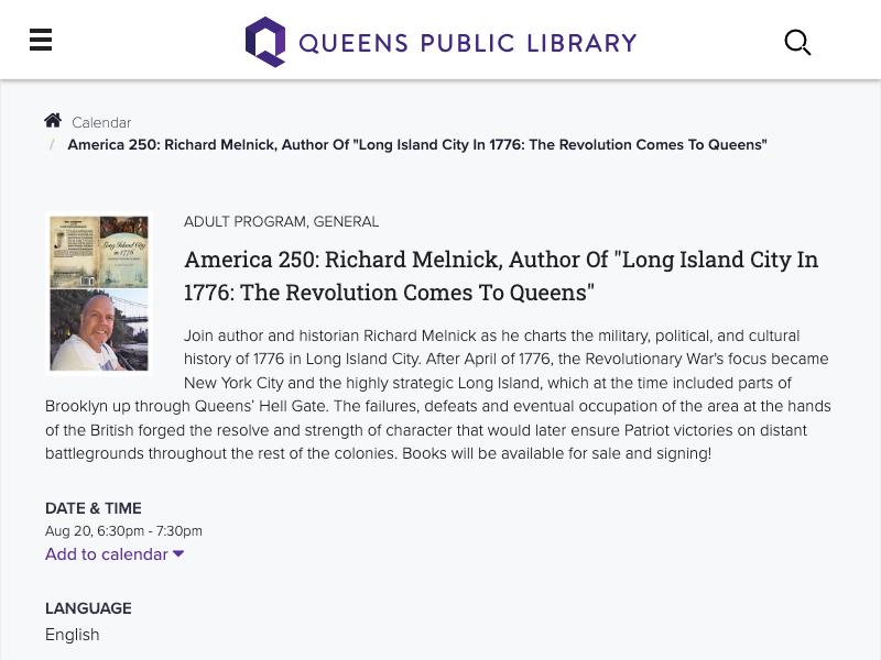 America 250: Richard Melnick, Author of ...