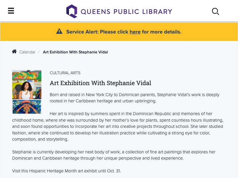 Art Exhibition with Stephanie Vidal