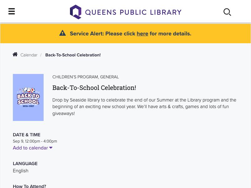 Back-to-School Celebration!
