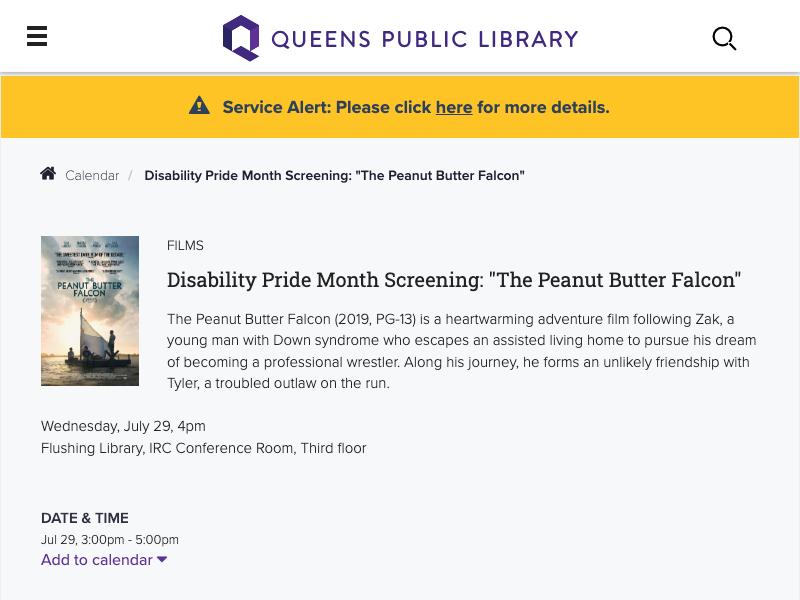 Disability Pride Month Screening: "The P...