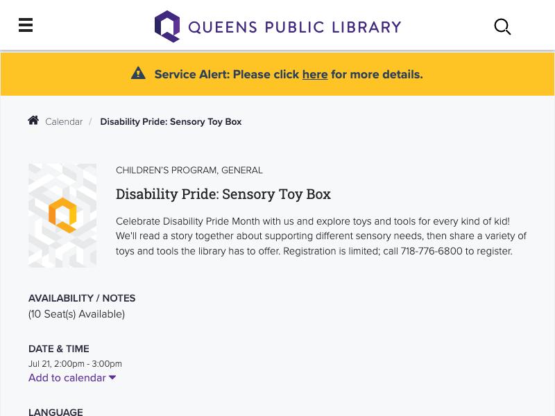 Disability Pride: Sensory Toy Box