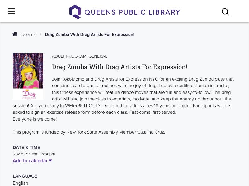 Drag Zumba with Drag Artists for Express...