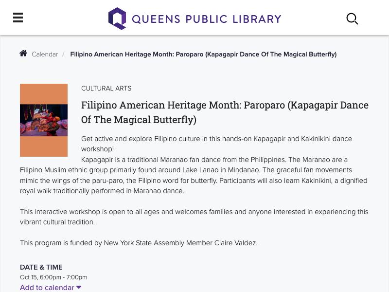 Filipino American Heritage Month: Paropa...