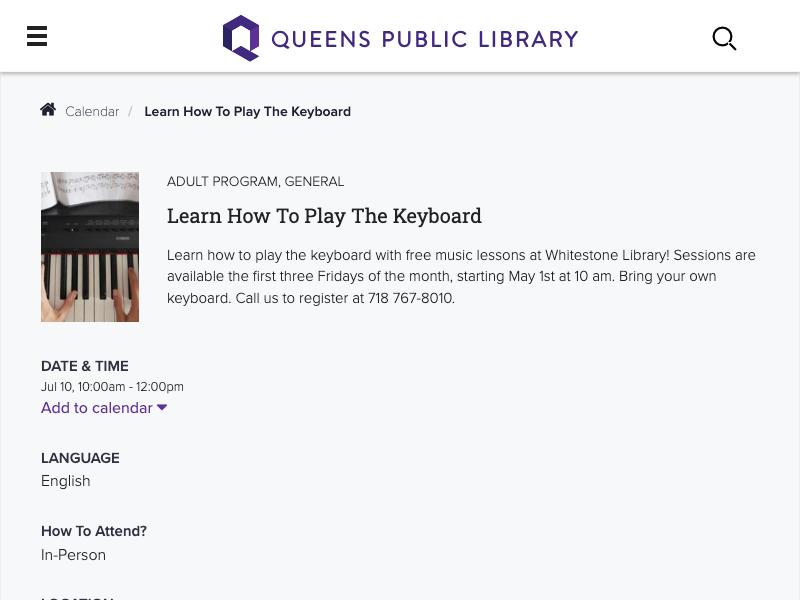 Learn How to Play the Keyboard