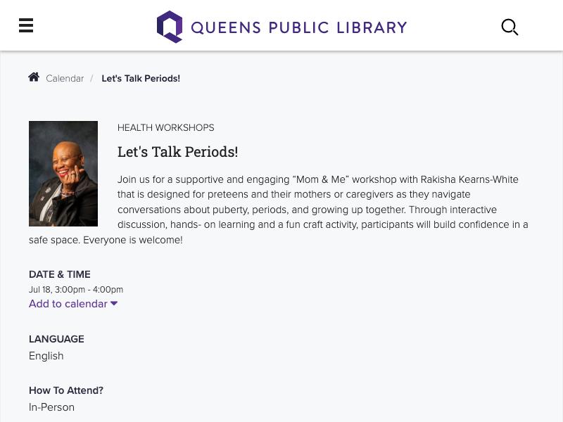 Let's Talk Periods!