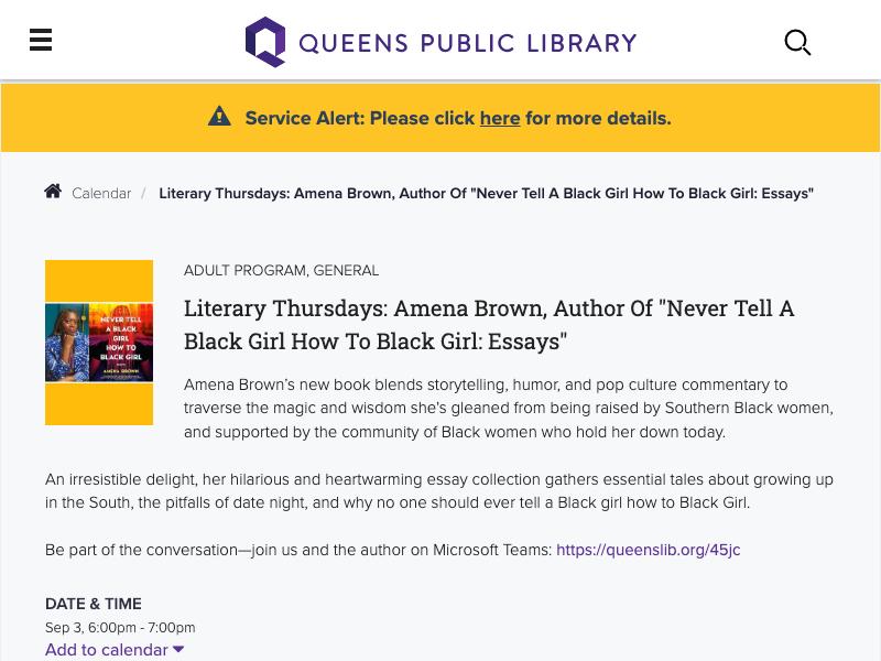 Literary Thursdays: Amena Brown, Author ...