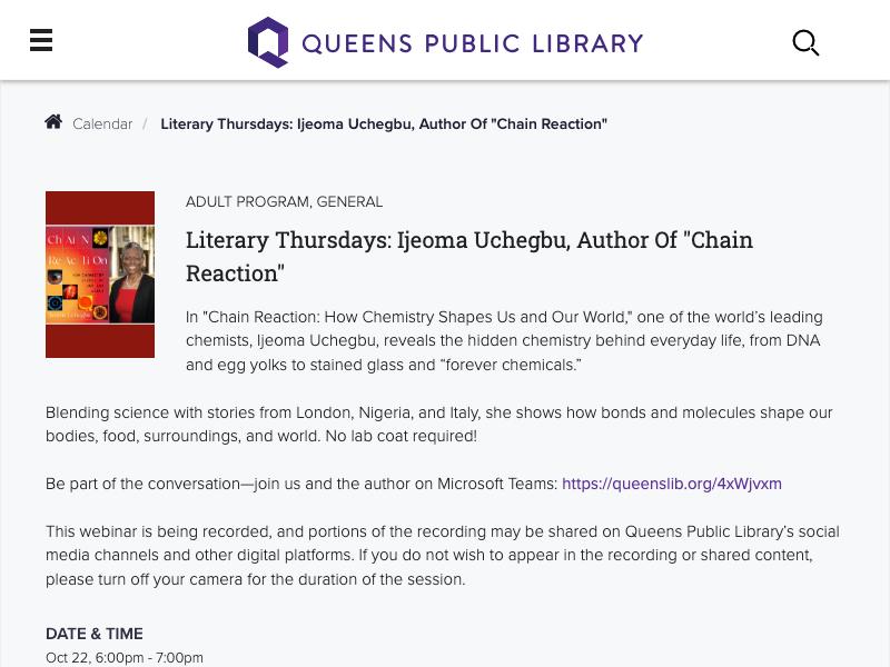 Literary Thursdays: Ijeoma Uchegbu, Auth...