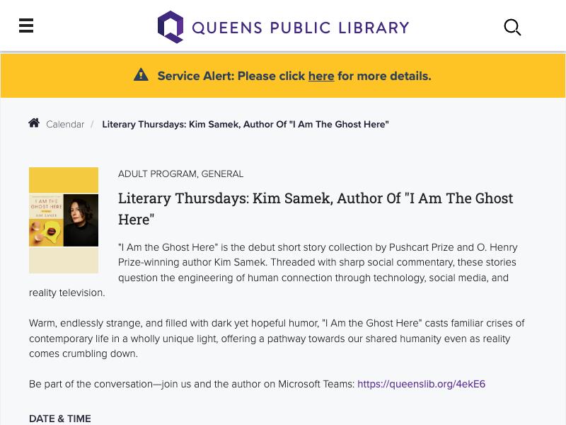 Literary Thursdays: Kim Samek, Author of...