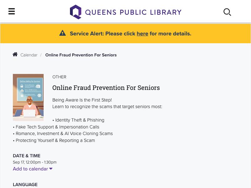 Online Fraud Prevention For Seniors