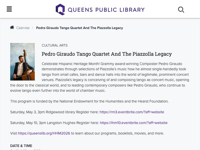 Pedro Giraudo Tango Quartet and The Piaz...