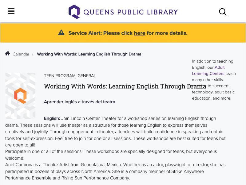 Working with Words: Learning English Thr...
